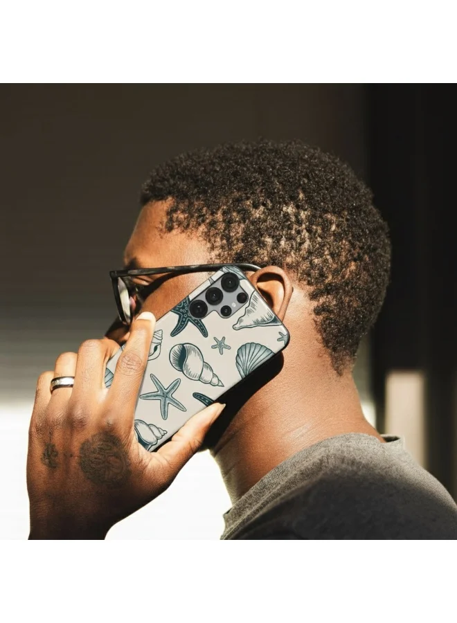 Mobcos Mobcos Samsung Galaxy S24 Ultra Ocean Doodle Mobcos Samsung Galaxy S24 Ultra Ocean Doodle Premium Case Compatible with Hybrid Dual-Layer Hard Shell + Silicone Protection - Scratch-Resistant Shockproof Mobile Cover  | Best Price UAE
